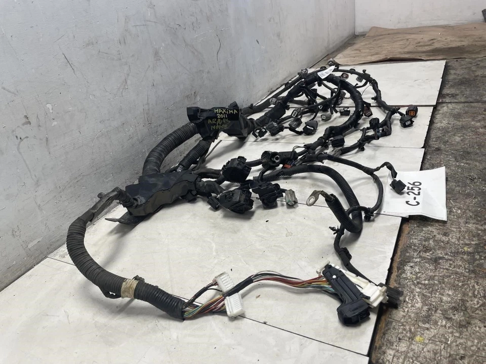 Nissan Máxima 2011 3,5 L motor de gasolina sala de motor cableado cableado arnés OEM Foto 2 de 4