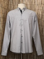 7 Diamonds Premium Mens LS Button Up Shirt-Size XL-Cotton Spandex Blend