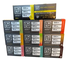 NEW! LMNT 30 Count Boxes Electrolyte Drink Mix Sugar-Free ~ Choose (All) Flavors