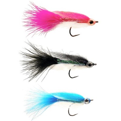 Bonanza Baitfish Meerforellenfliege handgebunden auf Ahrex Haken Out for Trout