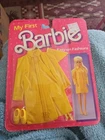 Vintage 1985 Barbie 2118 My First Easy-On Fashions Clothing Set Yellow