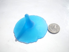 Sea Glass, Turquoise Blue Base with Stem