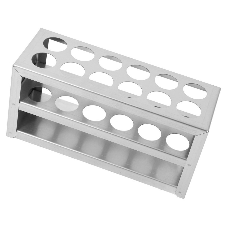 Test Tube Storage Organizer Rack Metal Drying Laboratory Container ...