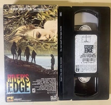 THE RIVER'S EDGE (1987, VHS) KEANU REEVES, CRISPIN GLOVER 80s CULT Dennis Hopper