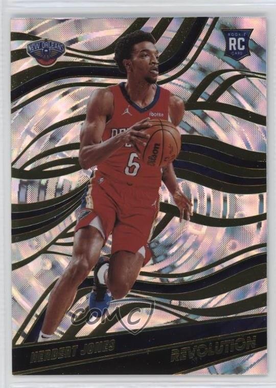 2021-22 Panini Revolution Rookies Fractal Herbert Jones #150 00zd