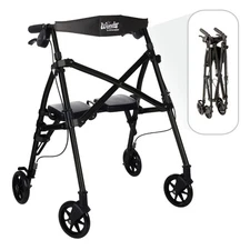 Stander Wonder Rollator, Lightweight Folding Space Saver Mobility #2352XUP1