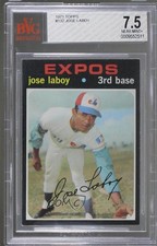 1971 Topps Coco Laboy Jose Laboy #132 BVG 7.5 2d2