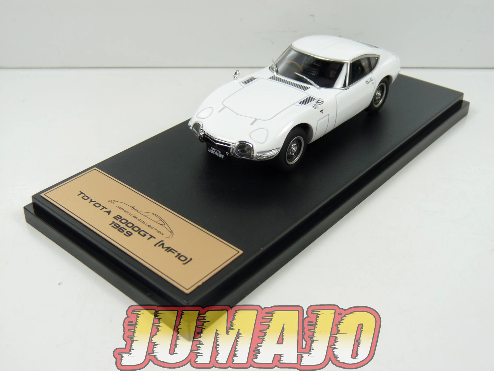 Miniature Toyota 2000GT MF10 1969 JPL7 Hachette Japon 1/43 pour collectionneur de voitures japonaises