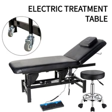 Electric Massage Table 2 Motors Treatment Table Facial Bed with Hand&Foot Remote