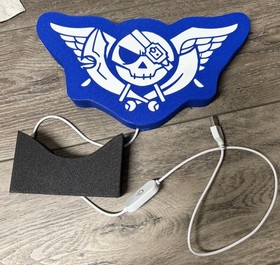 Skies Of Arcadia Custom Lightbox 10.5&rdquo; Wide With Stand Usb Led Sega Dreamcast