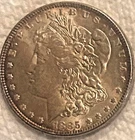 1885 P Morgan Full of luster BU gorgeous bright coin free shipping Sigma tested+