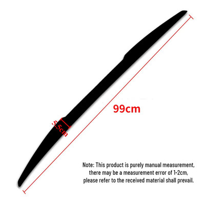 99Cm Universal Rear Trunk Spoiler for Enhanced Stability and Reduced Wind Resist