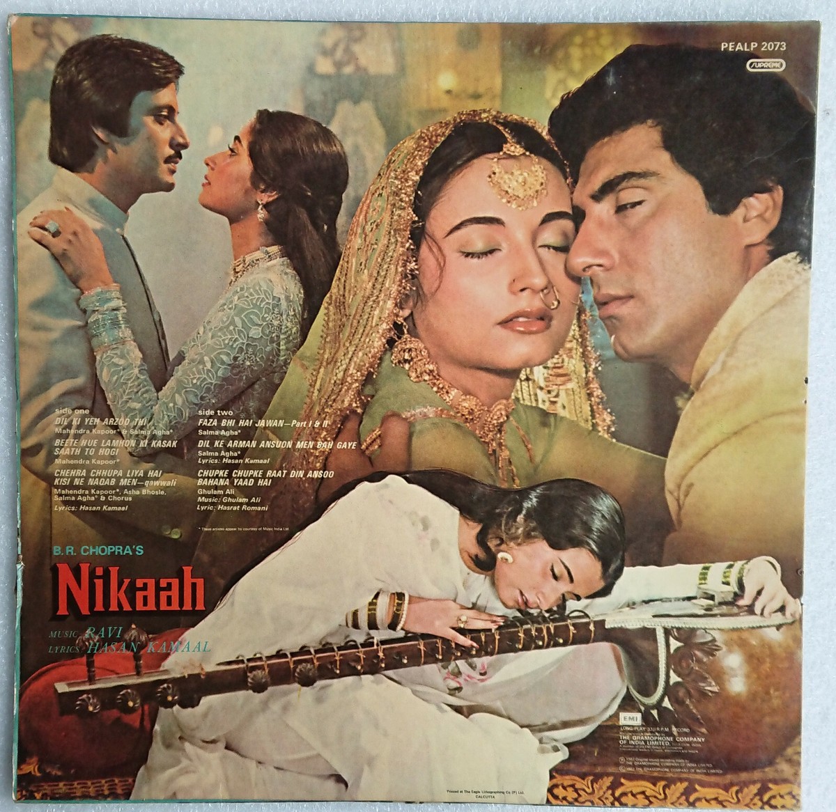 Bollywood Record LP Nikaah PEALP 2073
