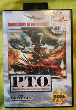 P.T.O. (Sega Genesis, 1993) - CIB