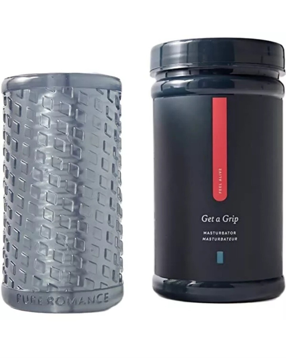 Pure Romance Get A Grip - Replaces Hand Jive Reversible Male sex Sleeve-  Sealed