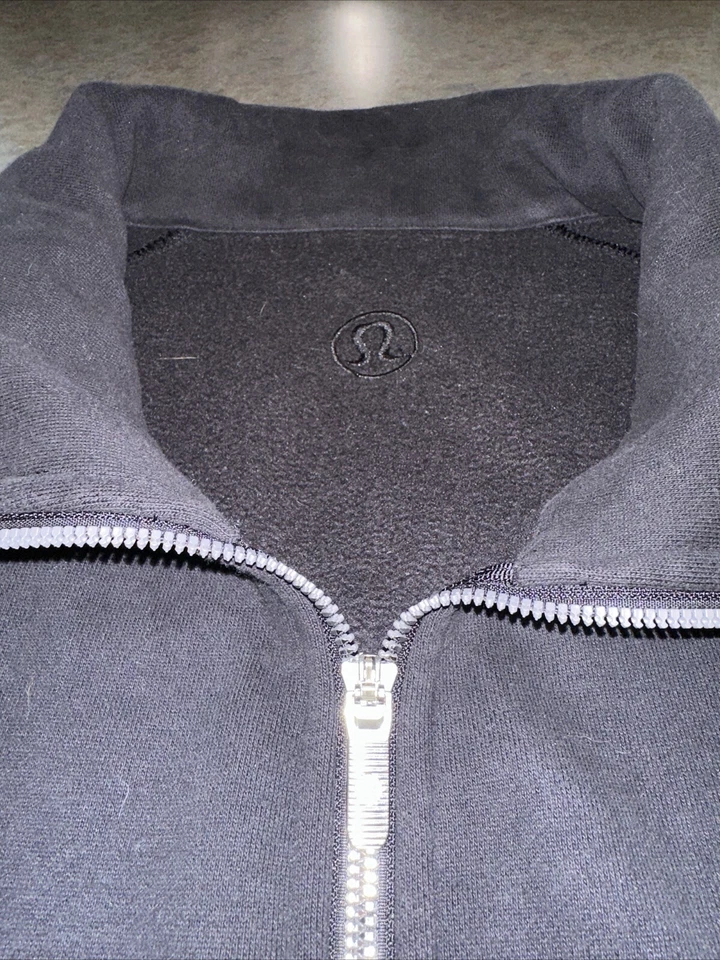 Chaqueta Lululemon Radiant II para mujer 4 negra cremallera completa ocio pulgares BONITA Foto 4 de 4
