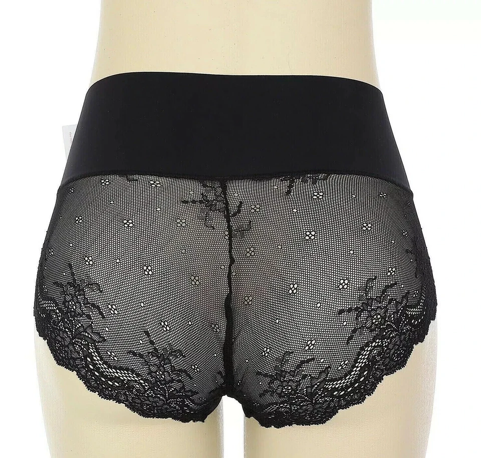 Calcinha Spanx X1550 Feminina Preta Undie-Tectable Renda Hi-Hipster Tamanho M - Imagem 4 de 4