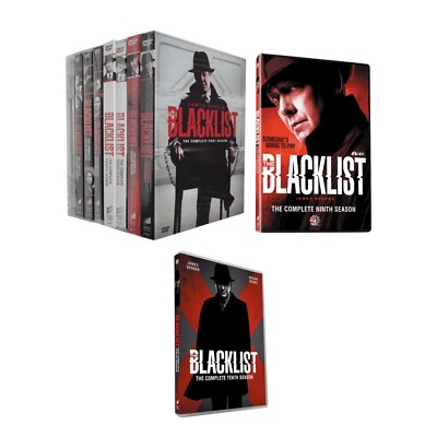 Blacklist Seasons 1-10 DVD Box Set - Complete Series Collection NEW Free ship