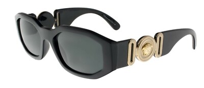 Versace 0VE4361 GB1/87 Black/Grey 53MM Cat Eye Unisex  display picture 3