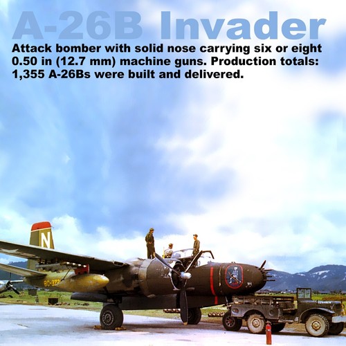 ICM 48281 1/48 B-26B-50 INVADER 'KOREAN WAR AMERICAN BOMBER' KIT - Picture 9 of 11