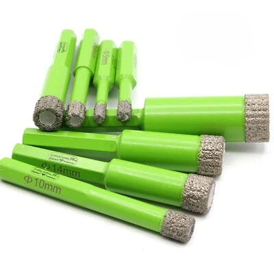 Diamant Bohrer Fliesenbohrer 6-kant Granit Trockenbohrer Marmor Feinsteinzeug