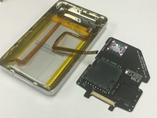 iPod Video Classic Headphone Jack Back Cover Bottom Bezel 3000mAh Battery iFlash