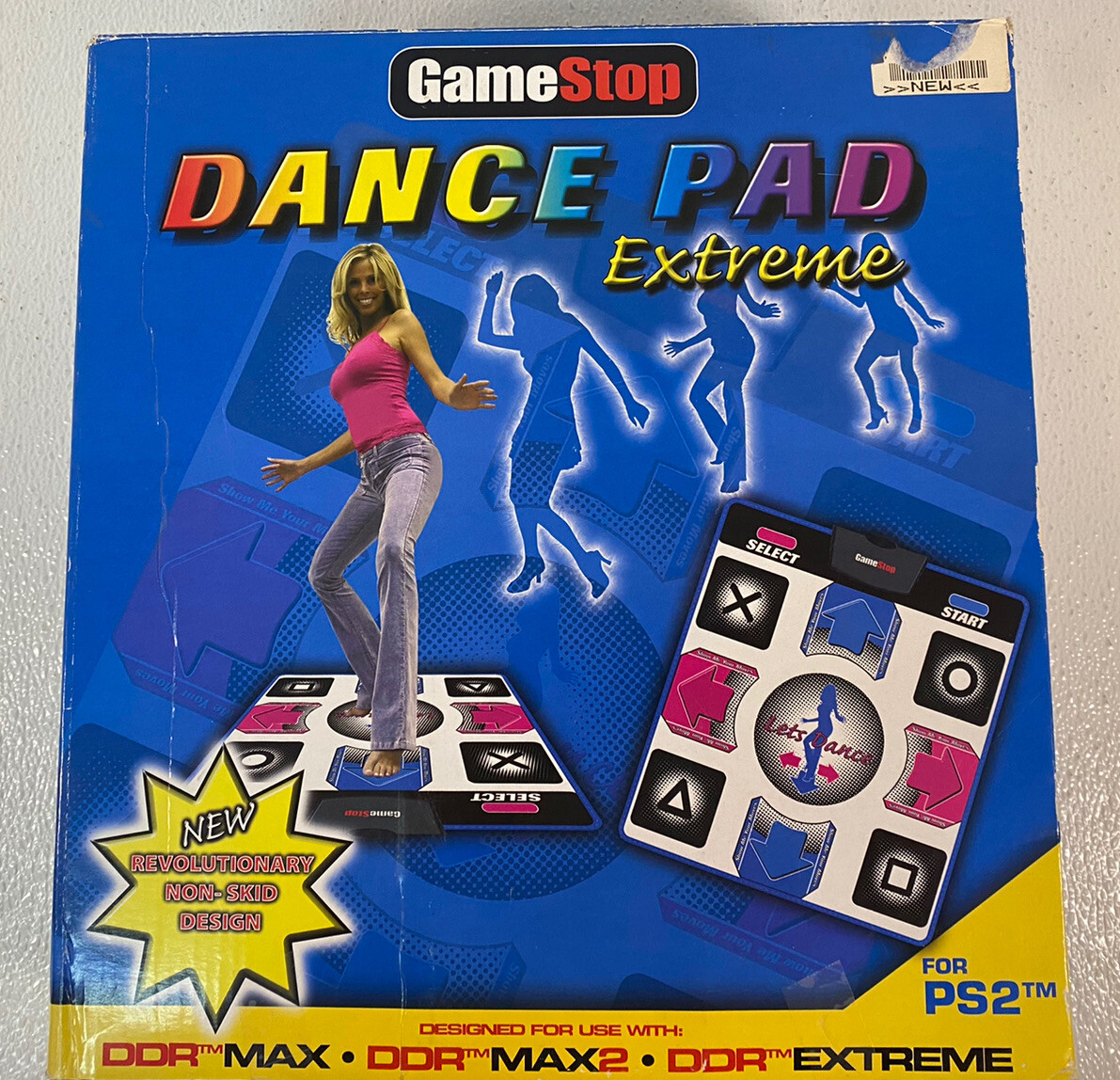 GameStop Dance Pad Extreme Mat For PS2 W/Dance Dance Revolution Extreme 2 Game eBay