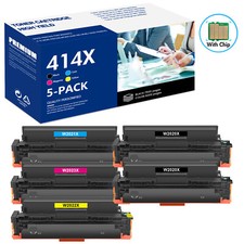 Toner WITH CHIP Compatible For HP W2020A 414A 414X Laserjet M454dn M479 dw Lot