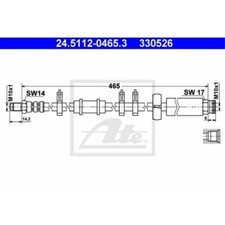 Flexible de frein Fiat DUCATO