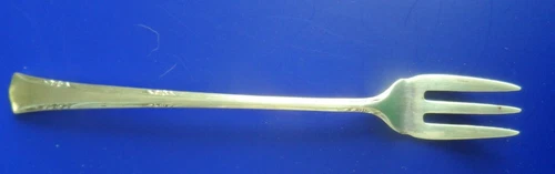 Sterling Silver Flatware - GORHAM GREENBRIER COCKTAIL SEAFOOD FORK - 1938