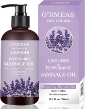 Massage Oil with Lavender and Peppermint Massage Oil for Skin Moisturizing Body