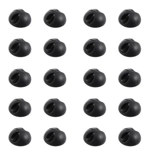  20 Pcs Verschluss Büro Schreibtischdrahtverwaltung Kordorganisator Clip
