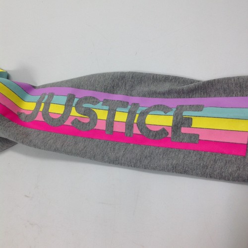 Justice Girls 3 Piece Black Gray Full Length Leggings Bottoms Pants Size M NEW - Picture 6 of 8