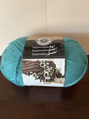 Loops and Threads Yarn Impeccable Big Aqua 858 yds Tourquise Dye Lot WL 102014