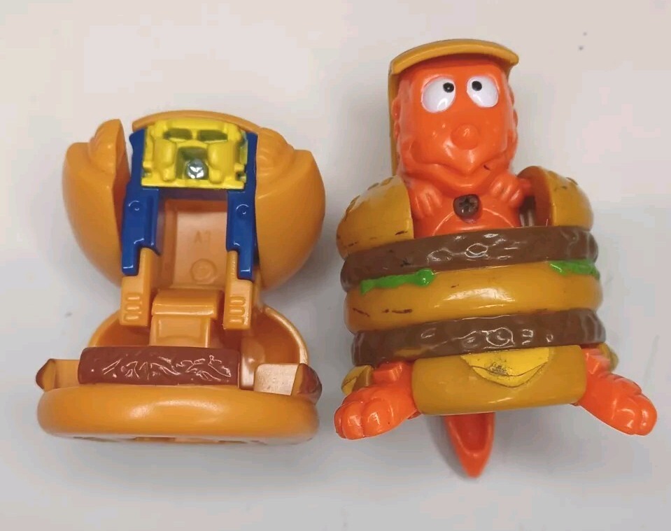 McDonald's 1994 Big Mac-O-Saurus Rex & 2010 Transformer Happy Meal