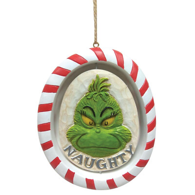 #ad Jim Shore Dr. Seuss Grinch Rotating Naughty Nice Christmas Ornament ND6010790 $16.00