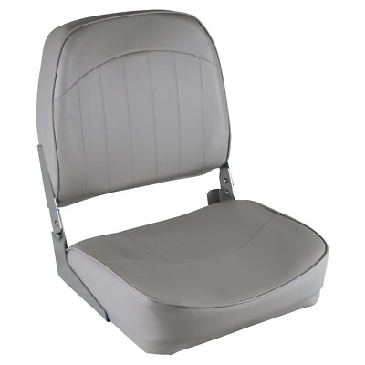 Fishing Boat Seat Promotional Low Back Marine Mount Folding Swivel Chair Gray