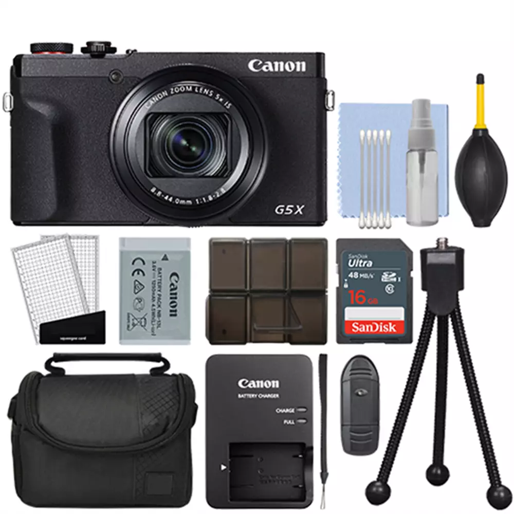 Canon PowerShot G5 X Mark II 20.2MP 4K Digital Camera 5x Optical