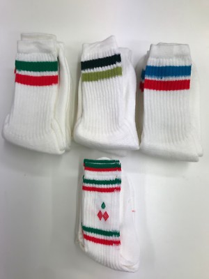 2 x Paar Tennissocken Sportsocken Turnschuhe Socken 4-7 oder 9-12 weiß