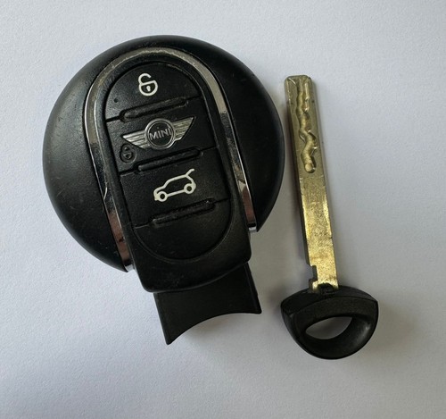 ORIGINALE BMW MINI MINI 3 PULSANTI TELECOMANDO SMART PORTACHIAVI CLUBMAN COOPER ECC TESTATO - Foto 2 di 5