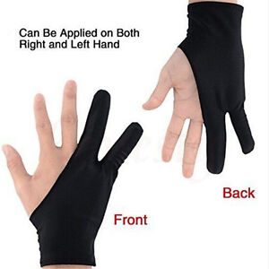 1pc Two Finger Anti-fouling Glove For Artist Drawing & Pen Graphic Tablet Gut YR