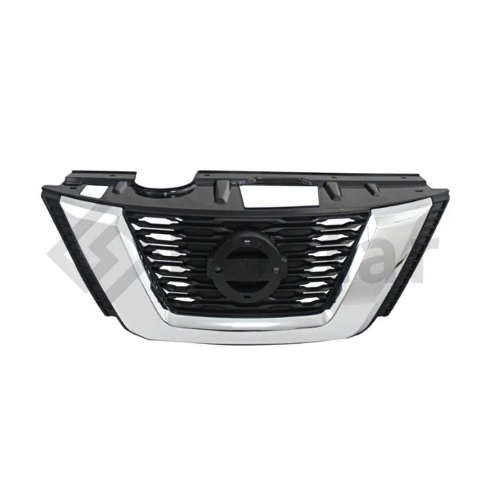 Complete Front Bumper Cover Grill Molding Fog Light For 2017-2020 Nissan Rogue Foto 3 de 4