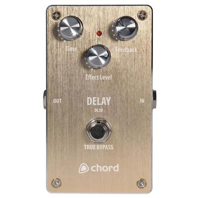 Akkord DL-50 Verzögerungseffekt Gitarrenpedal Echo verstellbar E-Bassgitarre