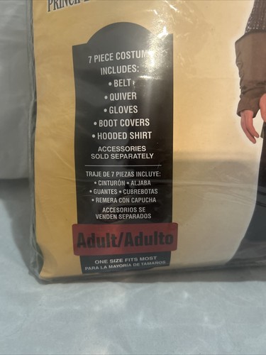 Prince of Thieves Robin Hood Medieval Fancy Dress Up Halloween Adult Costume - Picture 3 of 8