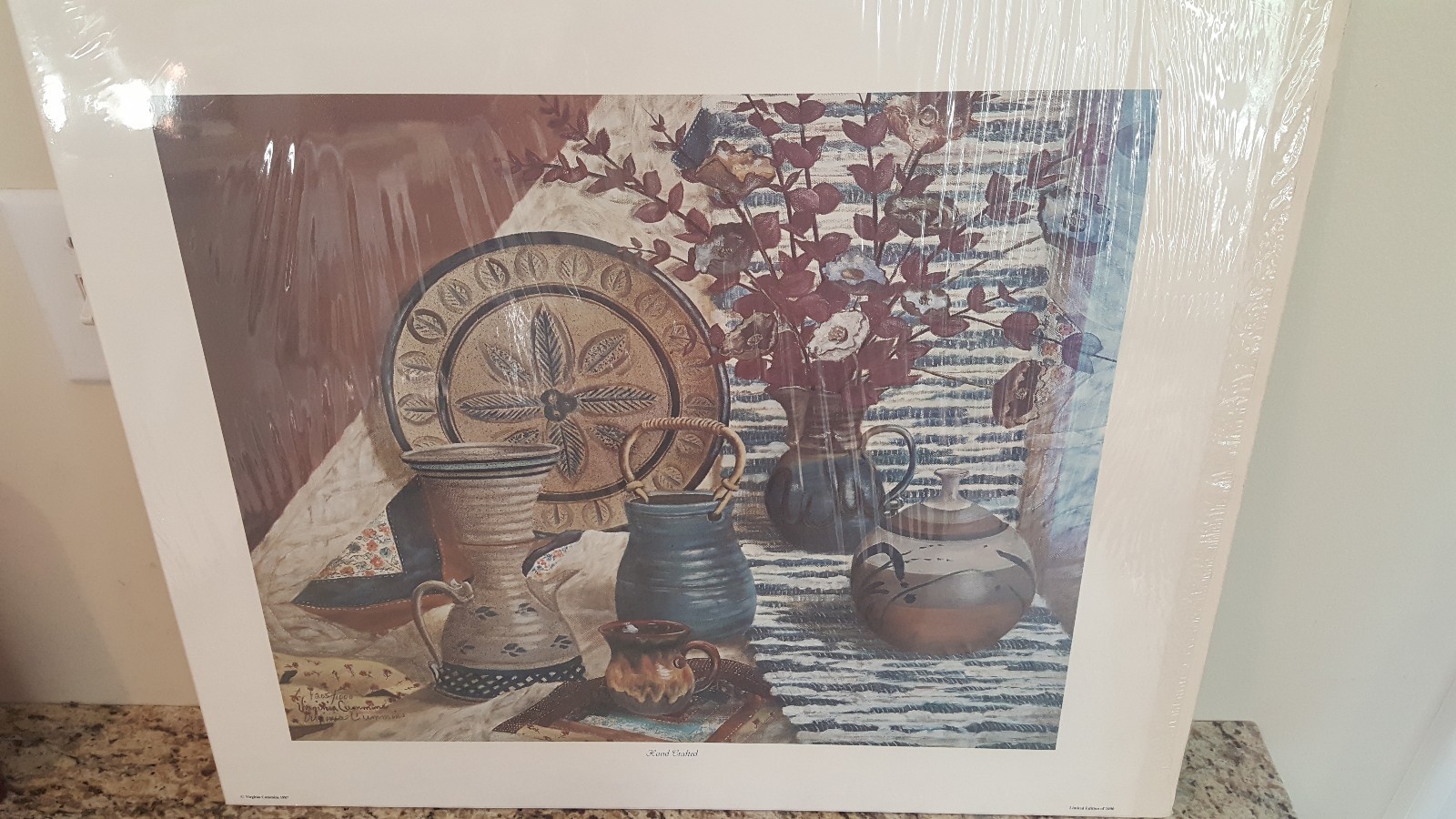 Virginia Cummins, 'Hand Crafted' Limited Edition Print, Signed