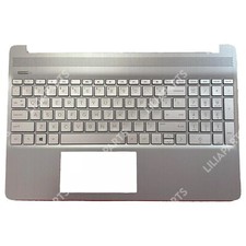 New For HP 15-EF 15-DY 15-DY1032WM Palmrest Non-Backlit Keyboard L63578-001 US