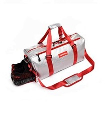 Image of Leather Duffel Gym Bag & Holdall, Weekend Travel Bag