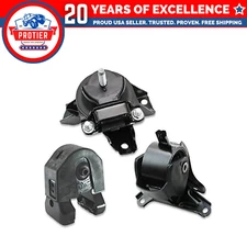 Fits 2006-2008 Hyundai Sonata 2.4L Front RT & Rear Motor & Trans Mount Set 3pc