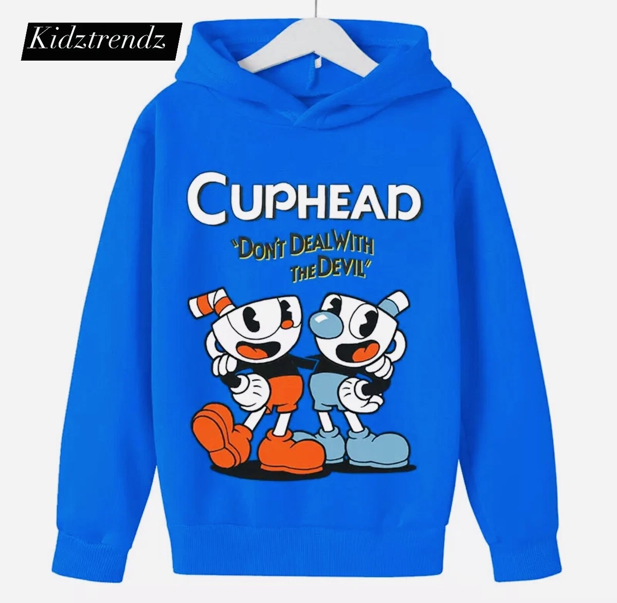 Kids Boys Girls Teenagers Adults Cuphead Cartoon Hoodie Pullover Jumper NEW