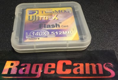 512MB TwinMos CF Card Compact Flash CompactFlash 512MO 140x For RCA LYRA x2400